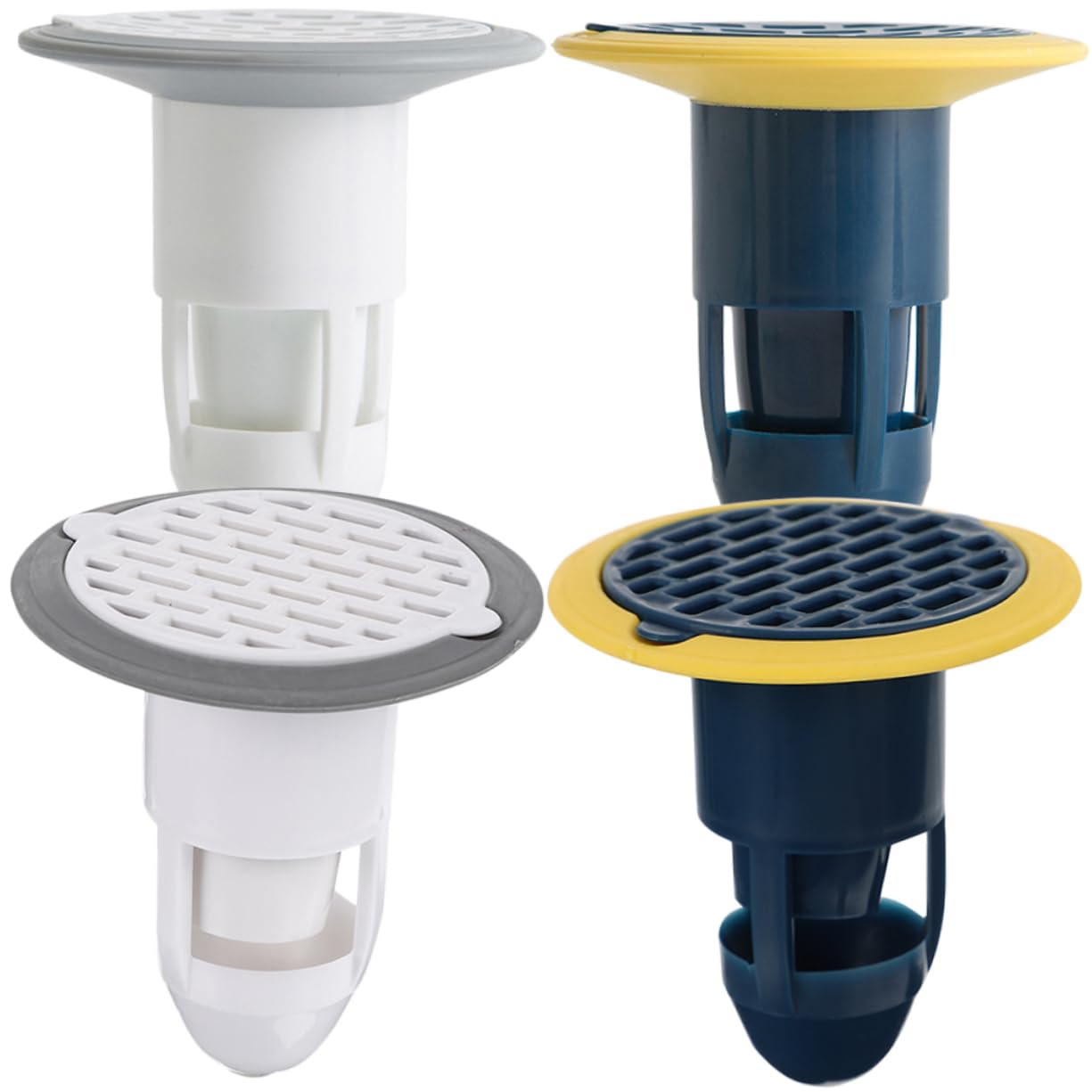 UKCOCO 8 Pz coperchio dello scarico del filtro colino in plastica tappo del lavandino del bagno tappi per lavandini tappi lavello tappo universale per lavabo da bagno tappi del lavandino