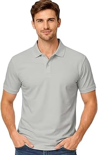 Volex Men’s Half Sleeve Polo T-Shirt | Half Sleeves Polo Neck T Shirt for Men | Half Sleeve Polo Tshirt | Regular Fit Soli...