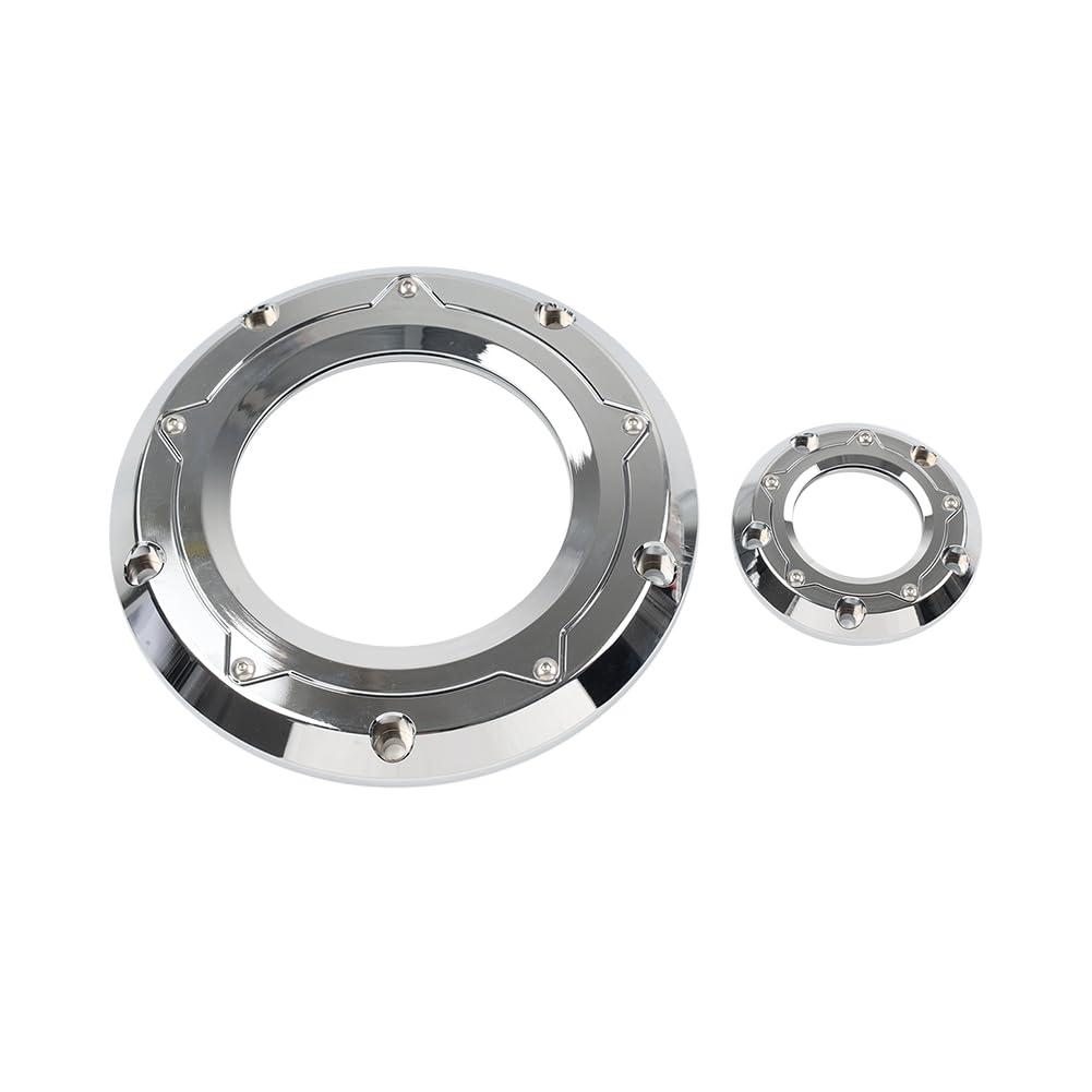 Bacar Derby Timing Cover Trim Timer Aluminium Chrom Für Dyna 1999-2017