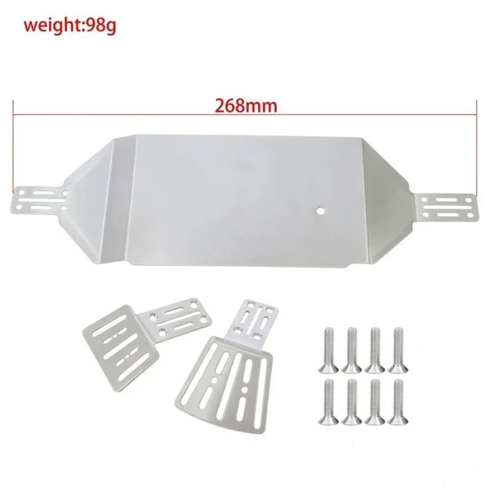 Placa Deslizamiento Chasis Acero Inoxidable para UDIRC GR S12 1/12 RC Kit