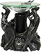 DWK - Essence of Sorcery - Collectible Black Unicorn Dark Magic Forest Mystical Fantasy Oil Burner Wax Melter Tart Warmer Scent Diffuser Lamp, 5.5-inch