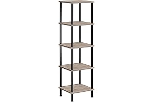 HOOBRO 5-Tier Corner Shelf Stand: Your Space-Saving Storage Haven