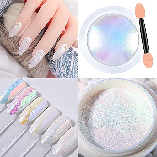 Evpct JMH6002 2Pcs Mermaid Chrome Nail Powder thumb #2