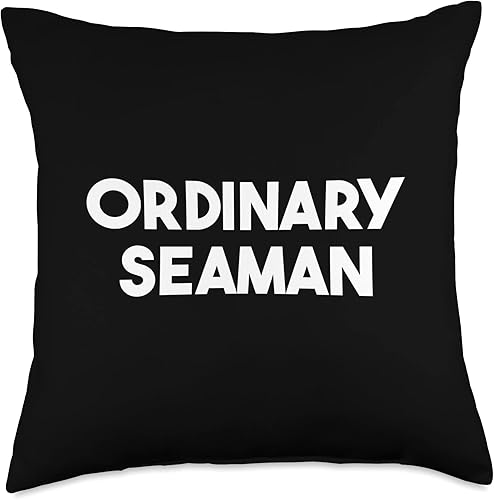 Ordinary Seaman Almohada de 18 x 18 pulgadas, multicolor