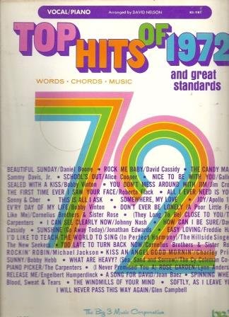 Top Hits of 1972 and great standards VOCAL/PIANO