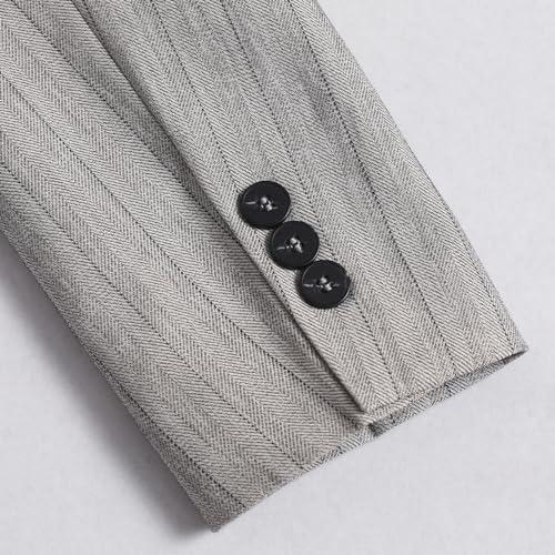 Women's Lapel V Neck Solid Color 2 Piece Business Suit Office Professional Slim Fit Pants Suits4