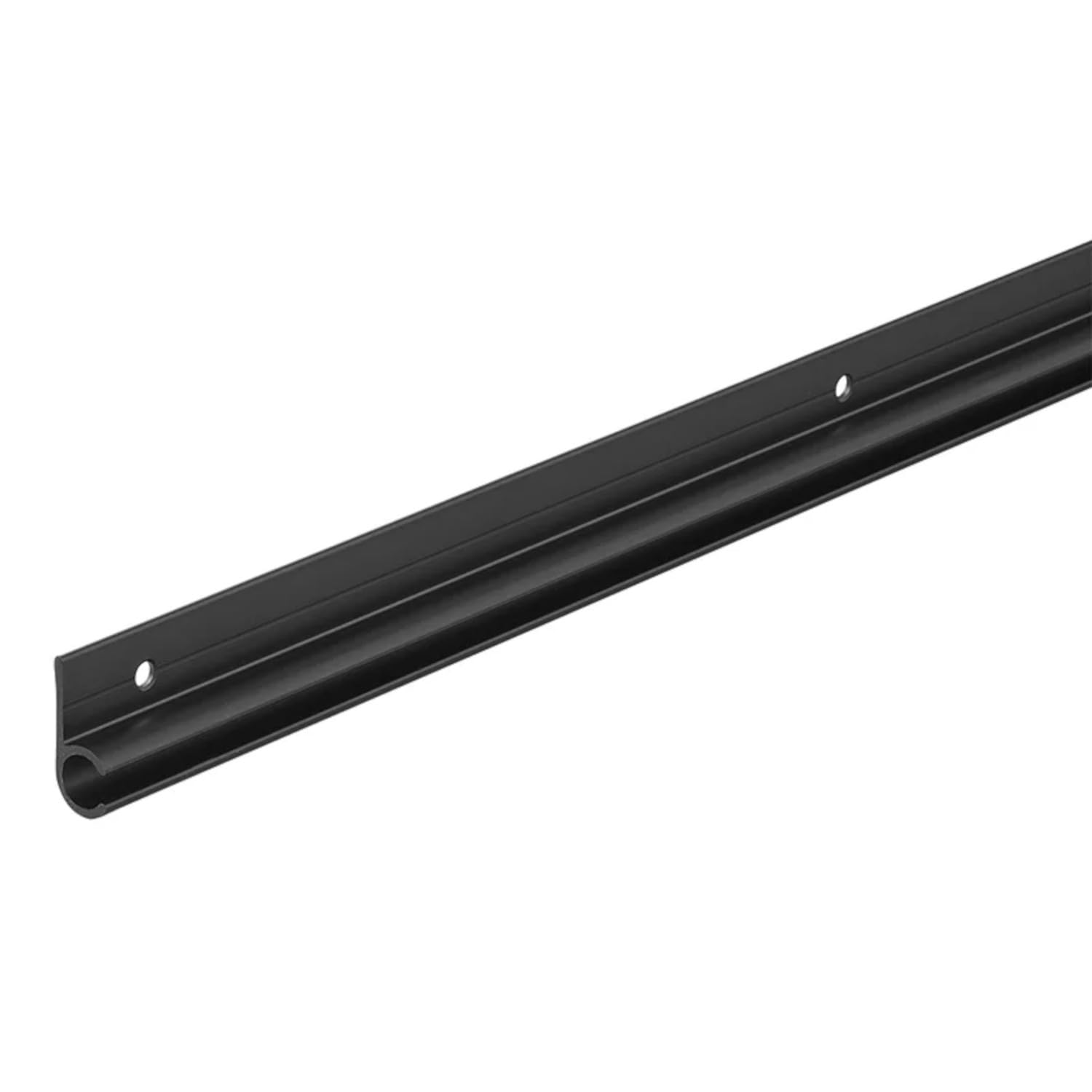 3 STK Kederleiste Aluminium eloxiert schwarz 90 Grad 100 x 2,7 cm Set | Kederschiene zur Montage an Windblende und Radabdeckung, für Keder 7-9 mm Preiswert&Gut
