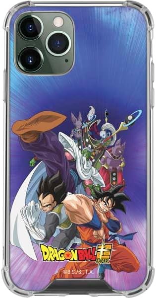 Skinit Clear Phone Case Compatible with iPhone 12 Pro - Officially Licensed Dragon Ball Super Goku Vegeta Super Ball Design