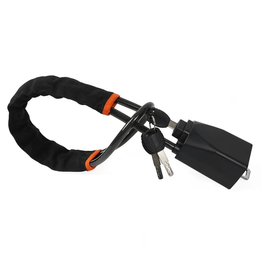 Steering Wheel Lock Seat Belt Lock, Steering Wheel Lock Multicolor -Theft Buckle Steel Cable Extendable Rope(Black)