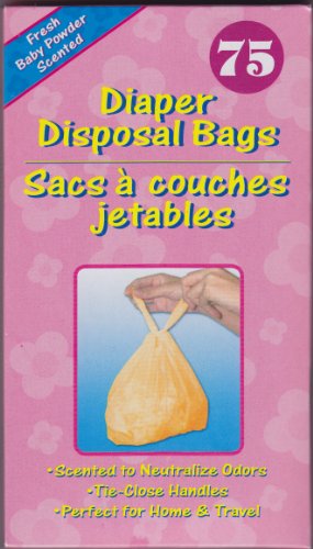 Sacs à couches jetables parfumés neutralisateur odeur bébé 75 unités - 2