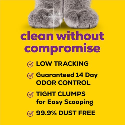Purina Tidy Cats Tidy Feet Clumping Low Tracking Cat Litter With Odor Control – Clean Linen Scent - 22 lb. Box