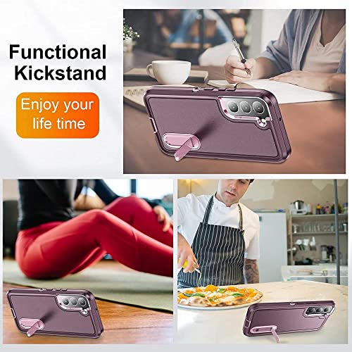 Coque Samsung S22 Ultra béquille intégrée et triple protection