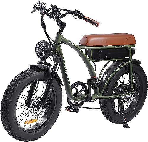 Vélo électrique Fat Bike Onesport OT08 – 48V 250W – Autonomie 80-90 Km – Bleu