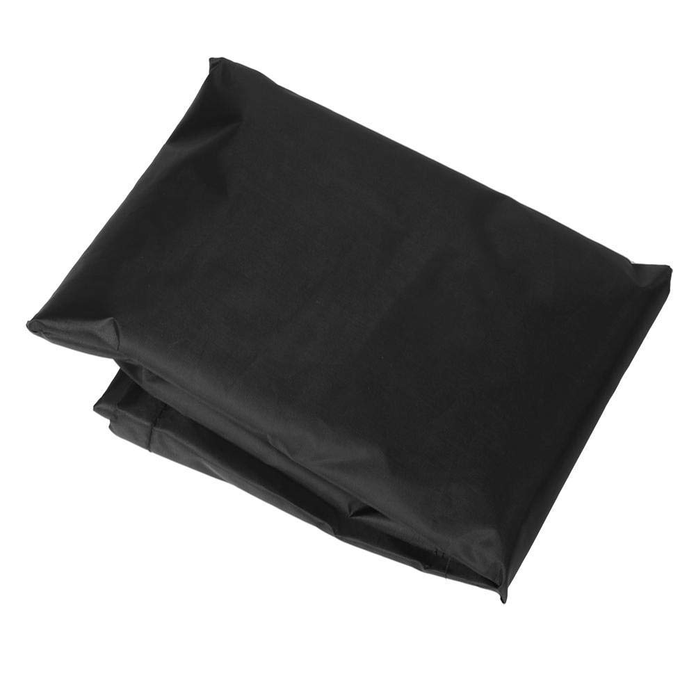 Wakects Cubierta Protectora para Caja de Puente Exterior, Impermeable, 123 x 62 x 55 cm, Negro