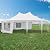 EROMMY 29x23ft Party Tent, White Wedding Tent, Dodecagonal Heavy Duty Canopy with Removable Sidewalls, 10 Church Windows and 2 Pull-Back Doors, Outdoor Gazebo Pavilion Shelter Tent for Party, Event