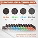 INBOF 12 Pack Sanding Block, 60/80/120/220 Grit Sanding Sponge, Washable and Reusable Sandpaper Block, Sandpaper for Wood and Drywall, Sand Paper for Wood Furniture and Wall Repair