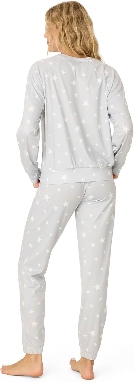 PJ Salvage womens [Amazon Exclusive] Cloud Jersey Jogger Pajama 2-piece Pj Set - Image 4