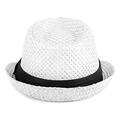 Westend Unisex Short Brim Fedora - Hats For Men & Women + Straw Fedora Hats, Cooling Mesh Hats, Fashion Fedora Hats 2023 #TOP3