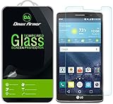 [2-Pack] LG G Vista 2 Screen Protector, Dmax Armor [Tempered Glass] 0.3mm 9H Hardness, Anti-Scratch, Anti-Fingerprint, Bubble Free, Ultra-clear