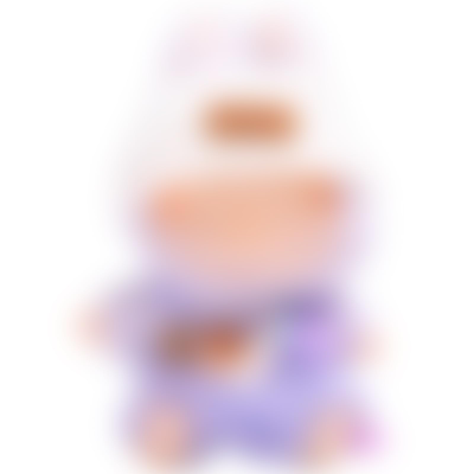 Vestiti per bubu Peluche, DIY Abbigliamento bubi Monster, Vestito Bubu Macaron Regali per Collezionisti (Non contiene bambole)(blu)
