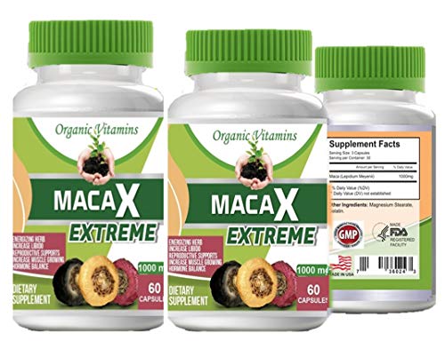 Maca Capsules Original Pill Shape Buttocks Bigger Butt Booty Shaper Super MACAXL Get a Bigger Booty Plus Free 60 Capsules MACA Extreme 1000 MGS