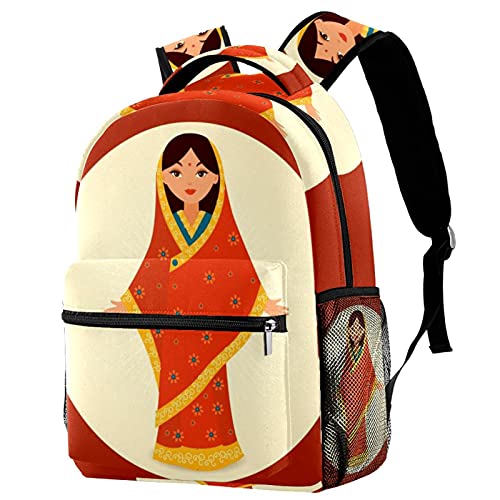 Sac à dos floral pour femme de grande capacité idéal comme sac de voyage multicolore