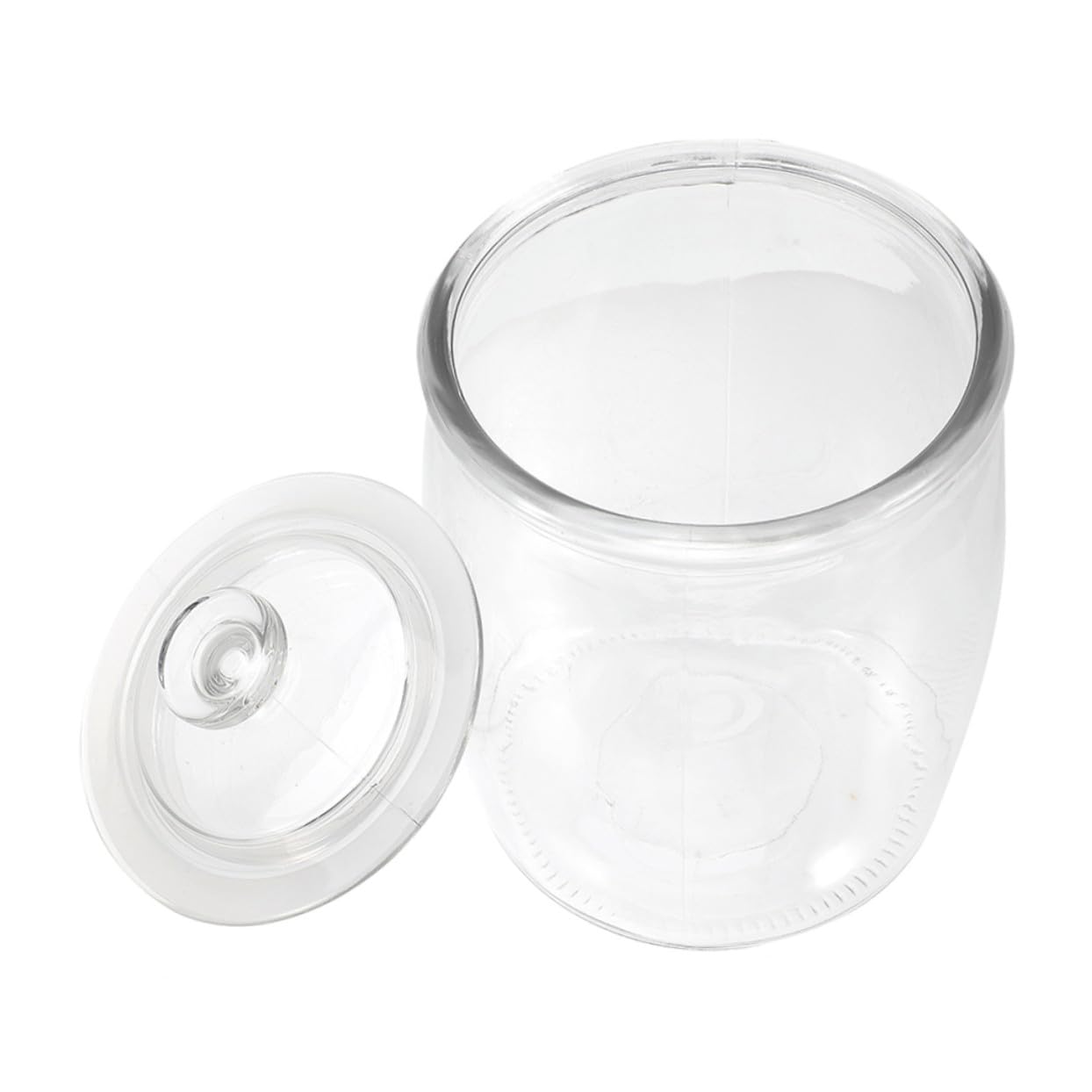 TOYANDONA Pot à Biscuits et Bocal à Cornichons Transparent Bocal de Conservation Hermétique avec Couvercle Récipient Pratique pour Cuisine