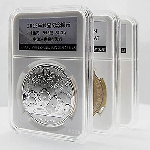 MOUDOAUER soporte para moneda 40mm caja protectora acrílica miniatura 3
