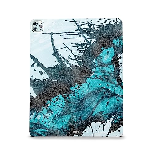 Image of MightySkins Carbon Fiber Skin Compatible with Apple iPad Pro 12.9 inch M2 6th Gen (2022) Full Wrap Kit - Wild Splash | Protective, Durable Textured Carbon Fiber Finish | Easy to Apply | Made in The USA