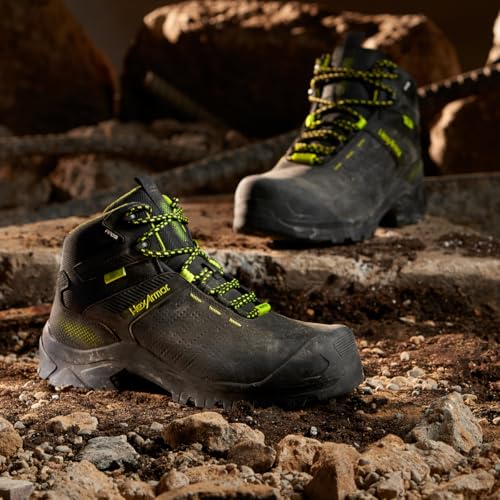HexArmor Men's Xbase Work Boot Series, Breathable Durable Lightweight Comfortable Water Resistant Safety Construction Boots Medium Duty with Composite Toe Cap4