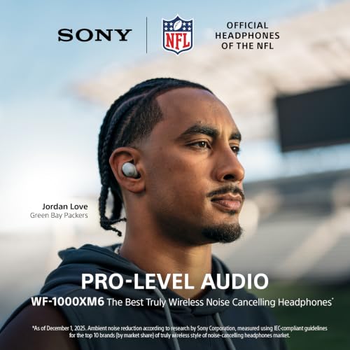 Image of Sony WF-1000XM6 The Best Noise Cancelling Wireless Earbuds, Platinum Silver
