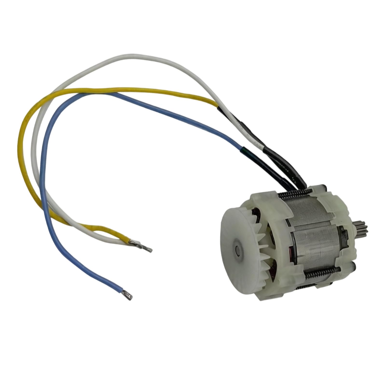 Tsophreniq Compact Brushless Washer Motor, D Shafts 9 Tooth Drive End And Wires For Car Washer Clearing Equipment Replacements Cordless Repair