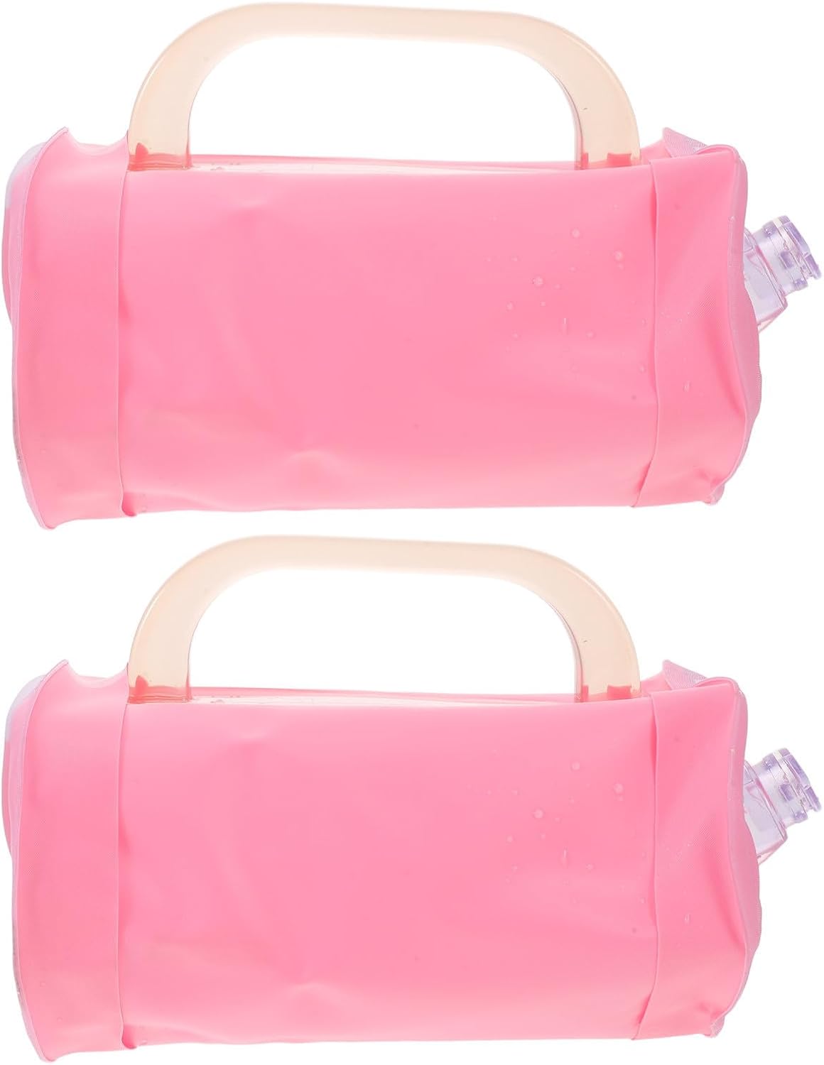 Water Filled Dumbbells 1 Pair Adjustable 4lb Pink PVC for Training