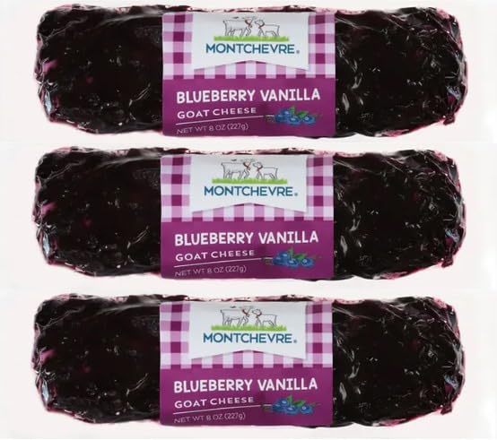 Generic Montchevre Blueberry Vanilla Goat Cheese 8 oz- Pack of 3