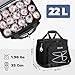 RealCool Soft Cooler Bag 35/45Can, Collapsible Cooler Insulated Leak Proof, Large Lunch Box for Men Women, Soft-Sided Cooler for Picnic, Grocery, Beach, Camping, Travel