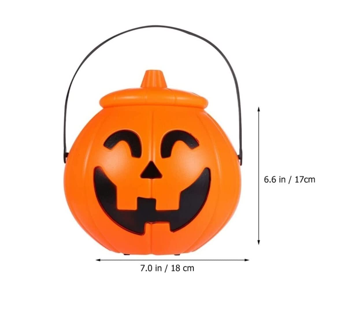 Latarnia na Halloween Wiadro Na Cukierki Z Dyni Przenośna Latarnia Wisząca Halloween Do Domu Dekoracja na Halloween