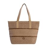 AMICHI | Bolso shopper mujer | Bolso mujer de rafia diseño artesanal para verano, Bruma