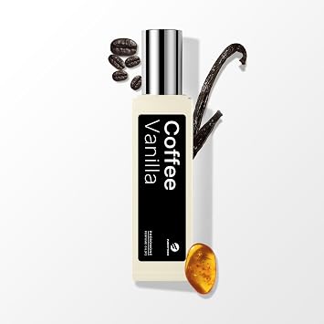 purefittech Pheromones Perfume Oil for Women, Long Lasting Coffee Vanilla Roll-on Fragrance, Pure Essential Oil Parfume, 0.34 fl oz 10ml Travel Size, Made in USA