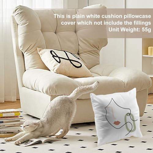 Housse de coussin vierge sublimation 40x40 pour presse à chaud