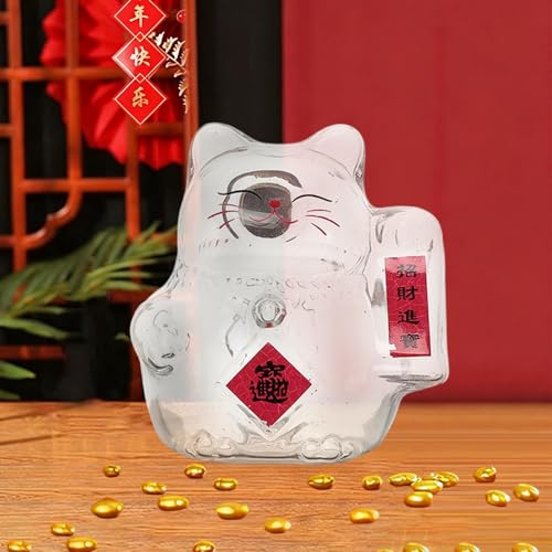 Hucha de cristal transparente para motivar el ahorro infantil sin romperla 7
