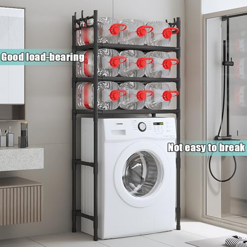 Meuble machine à laver avec étagère de rangement peu encombrant balcon - 6