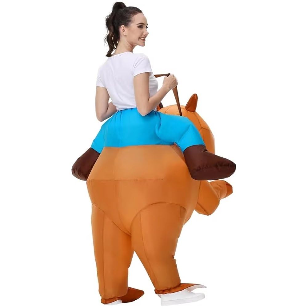 Nadmuchiwany kostium Capybara, zabawny, nadmuchiwany kostium na całe ciało, dla dorosłych, na imprezę typu capybara, na Halloween