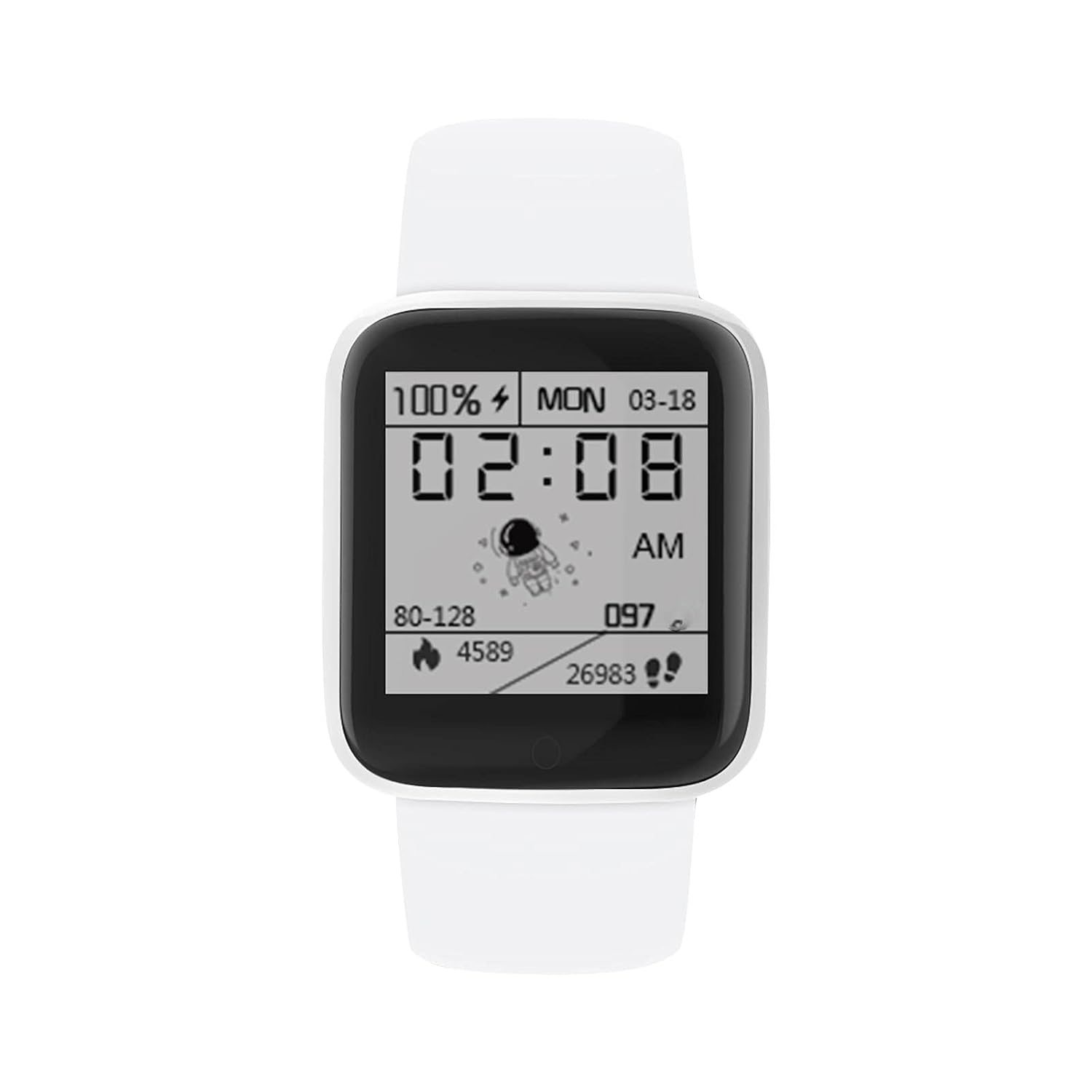 The SHIIFT Y68 Plus Bluetooth Smart Fitness Band Watch with Heart Rate