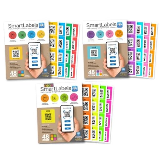 Smart QR Code Storage Labels