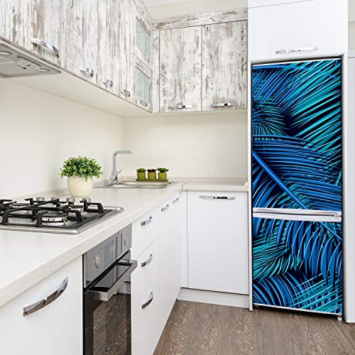 Cubierta del refrigerador lavable para ocultar imperfecciones de cocina 4