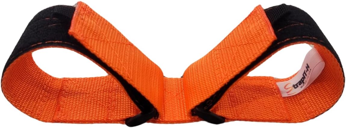 StrapIT-H Orange Peel Carpet Cleaning Hose Strap - Holds 1.5", 2", and 2.5" Vacuum Hoses and Solution Hose