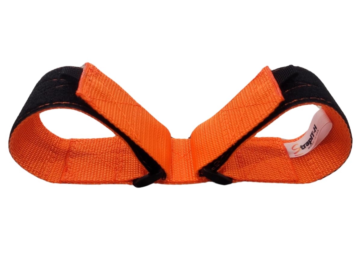 StrapIT-H Orange Peel Carpet Cleaning Hose Strap - Holds 1.5", 2", and 2.5" Vacuum Hoses and Solution Hose