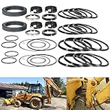 Rebuild/Repair Seal Kit for Case 580CK Model 33 Backhoe Swing Cylinder 1966-1971 with Snap-In/Press-In Wiper (2 Sets)