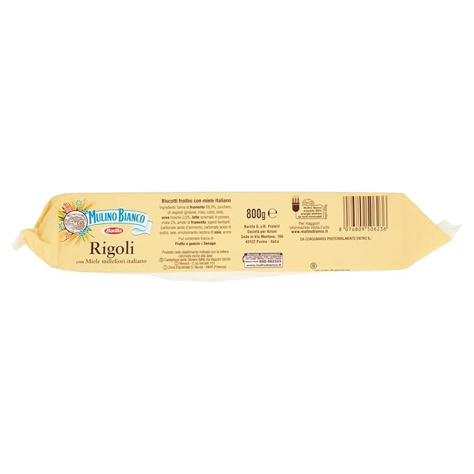 Mulino Bianco Rigoli Galletas Miel Italiana 800g miniatura 7