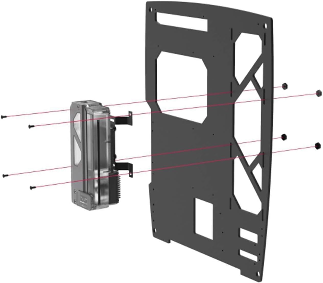 Bykski DDC Pump / 180mm Reservoir Station w/Temp Digital Display and 5v Addressable RGB (RBW) (CP-DDC-X-TK180-V2)